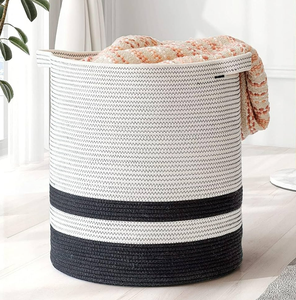 New Home Storage Organization <b>Jute</b> Toy Storage <b>Basket</b> & Laundry Kitchen <b>Jute</b> Kitchen Vegetable Storage <b>Basket</b> <b>Jute</b> Rope <b>Basket</b> - Product Image 5