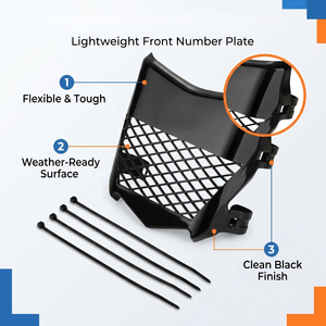 JFG Nuevo Soporte Delantero de Plástico PE para Placa de Matrícula de Motocicleta para <span class=keywords><strong>Surron</strong></span> Ultra Bee Light Bee Talaria Sting E Ride Pro Yozma In10 - Product Image 2