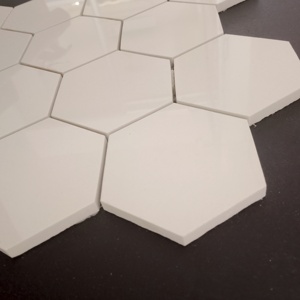 HexaElegance 73mm Fullbody Porcelaine Mosaïque Carreau Hexagone Céramique pour Sol de Terrasse Caractéristique murs Salle à manger murs 260X300MM - Product Image 4