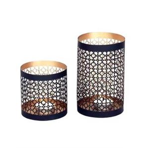 Bring warmth to your <b>space</b> with this beautifully designed metal candle votive holder laser-cut out design hot arrival - Product Image 5
