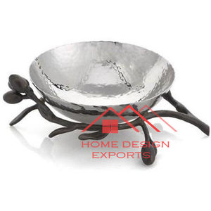 Décoration de table en métal pour intérieur et maison bol à fruits design attrayant bol à fruits en métal - Product Image 1