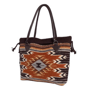 กระเป๋าถือสไตล์ตะวันตกขนแกะมรดกชนบทสำหรับนักผจญภัยทันสมัยทนทานมีสไตล์พร้อมซับในหนังสำหรับการเดินทาง - Product Image 2