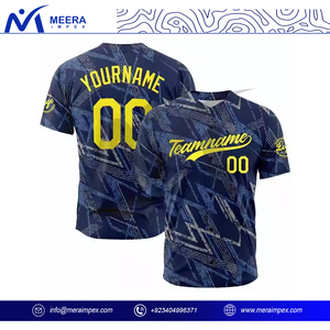 เสื้อเจอร์ซีย์เบสบอลสำหรับผู้ชายเสื้อทีมกีฬาแห้งเร็วระบายอากาศได้สำหรับการแข่งขันของสโมสรชุดฝึกซ้อม - Product Image 2