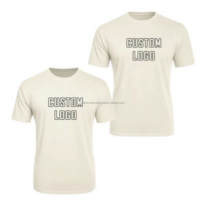 เสื้อยืดเปล่าคุณภาพสูงสำหรับผู้ชาย ยี่ห้อ OEM ของแท้ใหม่ ผลิตตามสั่ง ขายส่ง ผ้าคอตตอน 100% หนัก 180 กรัม ถักด้านหน้า - Product Image 4