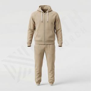 Ensemble de survêtement de sport en coton pour hommes, taille plus, course à pied, fitness, survêtement d'entraînement, vêtements d'hiver, athlétique, performance, ensembles actifs - Product Image 1