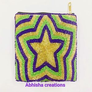 Monedero de Cuentas Hecho a Mano, Estilo Vintage, Cartera Pequeña de Lujo con Cuentas de Vidrio de Primera Calidad, Accesorio de Moda para Mujer para Monedas - Product Image 4