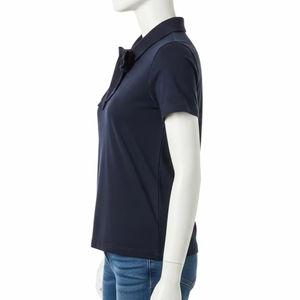 เสื้อยืดคอโบว์ผ้าวอร์สต์แห้งเร็วสำหรับผู้หญิง เนื้อผ้านุ่ม ระบายอากาศได้ดี ยืดหยุ่น สวมใส่สบาย แฟชั่นลำลอง - Product Image 4