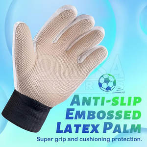 Guantes de portero para niños de alta calidad Látex transpirable y cuero Nuevo diseño al por mayor para niños Deportes esenciales - Product Image 4
