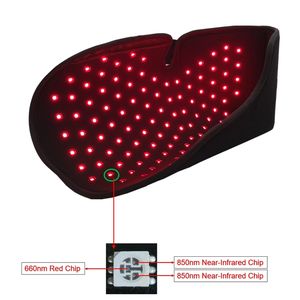 Shanglaite ukuran bebas dapat dipakai di rumah tiga inti lampu merah inframerah bantalan bungkus terapi kaki sandal jari kaki pereda nyeri - Product Image 3