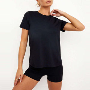 T-shirt femme à la mode fabriqué avec le meilleur matériau T-shirt femme pour la vente en ligne T-Shirt femme confortable Logo personnalisé OEM - Product Image 5