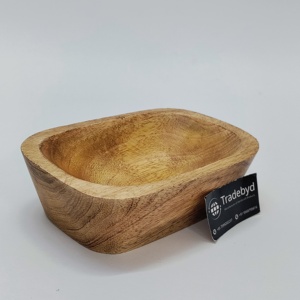 Bougie de bol à pâte en bois faite à la main avec un design unique personnalisé Décoration de table de ferme rustique Centre de table par Tradebyd - Product Image 4