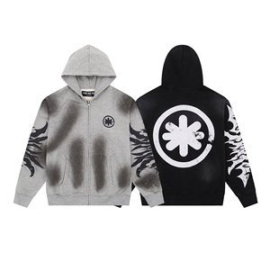 Sudadera con capucha para hombre con estampado en relieve, tejido texturizado y forro polar suave, ideal para el clima frío. - Product Image 2