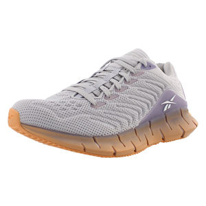 Chaussures Reebok Zig Kinetica pour filles Couleur : Gris Sterling Mel/Violet Haze/Orange Sunbaked 100% authentique - Product Image 1