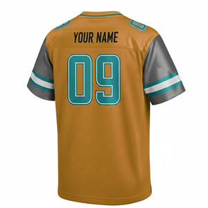 Camiseta de Fútbol Americano Clásica Retro de Malla Transpirable con Cuello en V para Adultos, Ropa Deportiva de Poliéster - Product Image 3