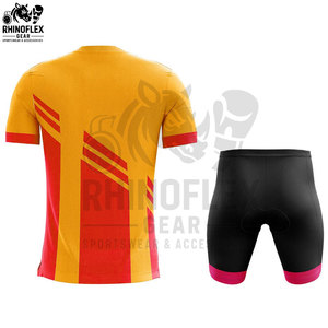 Combinaisons de cyclisme respirantes 100% polyester, vente en gros, prix de gros, style personnalisé, nouveau style, uniforme de cyclisme pour hommes, maillot - Product Image 4