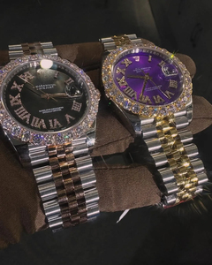 Reloj de Lujo con Diseño Personalizado y Logotipo, Fabricado por Profesionales, Completamente Cubierto de Piedras, Estilo Hip Hop, para Hombre y Mujer - Product Image 3