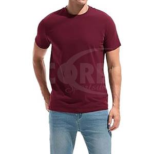 Venta al por mayor 100% algodón hombres Dry Fit camisa verano ropa transpirable con logotipo personalizado estampado liso en blanco camiseta diseño - Product Image 3