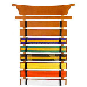 เข็มขัดศิลปะการต่อสู้แบบกำหนดเองเข็มขัดสีดำคาราเต้เทควันโด - Product Image 6