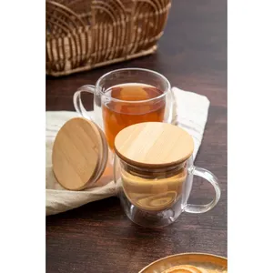Mug en verre borosilicate personnalisé Grobina, vaisselle de haute qualité pour un merchandising haut de gamme - Product Image 4