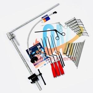 Pour la chirurgie endoscopique de la colonne vertébrale chirurgicale furtive Rétracteur manuel Rétracteur lombaire tubulaire Ensemble | OLDMED Instruments - Product Image 1