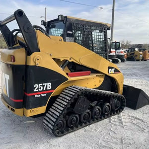 2024 CAT 257B Skid <b>Steer</b> Loader High-Flow Standard-Flow Aux Hyd 72 Bucket 70% Tracks Used Mini Front Loader 70% - Product Image 4