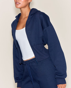 Sudadera con Capucha Completa para Mujer, Felpa Gruesa, Etiqueta Personalizada, Fabricación OEM, Sudadera con Capucha para Mujer, Tejido Suave, Logotipo Personalizado, Calidad de Exportación - Product Image 3