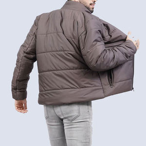 Chaqueta de Invierno Personalizada para Hombre ARKE ENTERPRISES, 100% Poliéster, Transpirable, de Secado Rápido, con Cierre de Cremallera, Cuello Alto, Larga - Product Image 4