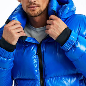 Veste matelassée à bulles brillante de meilleure qualité Veste à capuche d'hiver imperméable personnalisée - Product Image 5