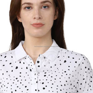 Ropa deportiva transpirable informal de alta calidad 100% algodón hecho en Pakistán, el mejor precio y calidad, Polo para mujer a la venta - Product Image 2