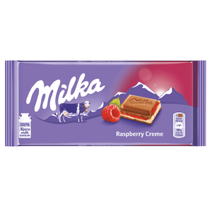 Milka Raspberry Creme Chocolate <b>Bar</b> 100g - Product Image 4