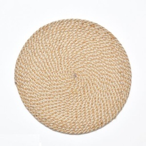 Napperons en matériau naturel, tapis de Table et coussins pour la décoration de la maison, vaisselle de Table à manger, fête et mariage - Product Image 6