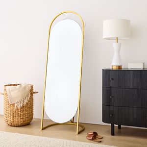 Arche personnalisée de grande taille Miroir sur pied complet Décoration moderne de la maison avec un design unique Miroir arqué élégant - Product Image 2