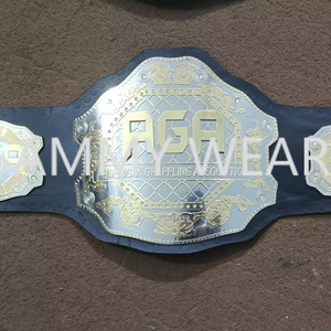 Ceintures de championnat de lutte de poids lourd personnalisées, design aigle ailé, cuir, UFC, aides à l'entraînement pour enfants, judo, jiu-jitsu - Product Image 2