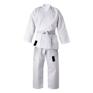 Uniforme de karaté en coton blanc personnalisé pour hommes tendance OEM service équipement d'arts martiaux vêtements de karaté de haute qualité - Product Image 1