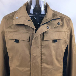 Chaqueta Softshell Personalizada para Trabajo de Construcción, Estilo Urbano con Cuello Alto y Diseño de Logotipo en la Parte Superior, Ropa de Trabajo - Product Image 3