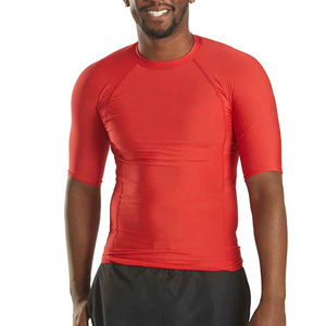 Personnalisé 2025 meilleure qualité plaine Mma Rash Guard à manches longues Rush Guards hommes fabricant fournir personnalisé Compression Rash Guard - Product Image 1