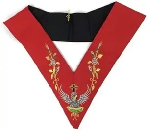 Fabrication en gros de régalia maçonnique de bonne qualité, tablier et collier de grand logement maçonnique, tabliers de régalia maçonnique avec logo personnalisé - Product Image 3