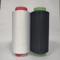Fil brut 100 % polyester DTY 110D/36F/2 ou 220D/72F directement de l'usine pour tricot et tissage, fil à coudre antibactérien en gros