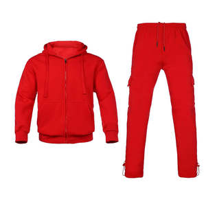 Venta al por mayor cómodo de los hombres de diseño personalizado chándal más tamaño Jogger Sudadera con capucha conjunto de chándal para el invierno - Product Image 2