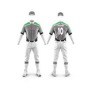Uniforme de béisbol del equipo Jersey y pantalones personalizados Ropa deportiva de tela transpirable de secado rápido para entrenamiento o práctica de partidos - Product Image 1