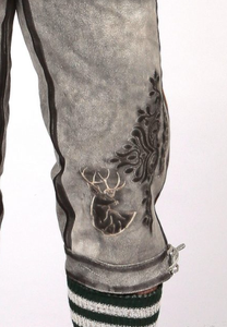 กางเกงหนังแพะแท้สำหรับผู้ชาย - Product Image 5