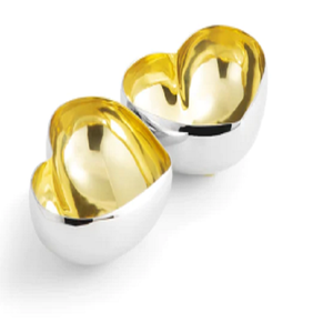 ชามผสมอาหารและของหวานแบบแขวนสีทองชามเสิร์ฟขนมดีไซน์หรูหราสำหรับตกแต่งโต๊ะ - Product Image 2