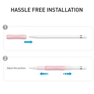 Supports de poignées en silicone souple pour étui à crayons Apple en caoutchouc souple pour étuis à stylet iPencile - Product Image 4