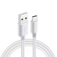 Cable USB-A Tipo-C Personalizable de 1m para Teléfono Móvil, Carga Rápida de 6A, Compatible con USB 3.0, Núcleo de Cobre Puro, Revestimiento de PVC/TPE