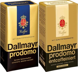 Venta al por mayor Dallmayr Prodomo café descafeinado 12 paquete 500g Venta caliente mejor precio a granel suministro de fábrica de calidad superior para la venta - Product Image 1