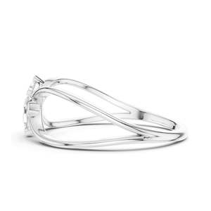 0.104 CT Round Brilliant Lab <b>Diamond</b> <b>Ring</b> for Women VVS-VS EF Clarity, CVD-Grown 18KT, 14KT, 10KT Gold & 925 Silver - Product Image 6