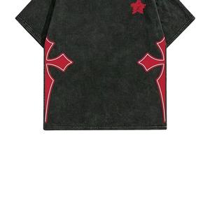 Camiseta Oversize de Algodón Personalizada para Hombre, Estilo Streetwear, con Acabado Vintage Lavado al Ácido, Antiarrugas, Cuello Redondo, Manga Corta - Product Image 6