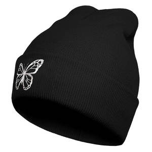 Fashion New Style Winter Soft Wholesale Custom Unisex Pure Color Cashmere <b>Wool</b> <b>Beanie</b> Knit Hats Winter Warm Casual <b>Beanies</b> - Product Image 1