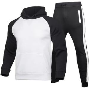 Ensemble de sweatshirts XS à col zippé avec sweat à capuche, pulls deux pièces pour l'automne et l'hiver, vêtements de sport pour hommes, nouveauté - Product Image 4