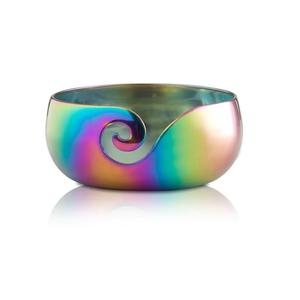 Cuenco de hilo de aluminio decorativo artesanal, calidad de lujo, con acabado pulido martillado utilizado para tejer ganchillo - Product Image 4